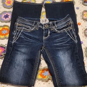 Women's Dark Blue Boot Cut Jeans